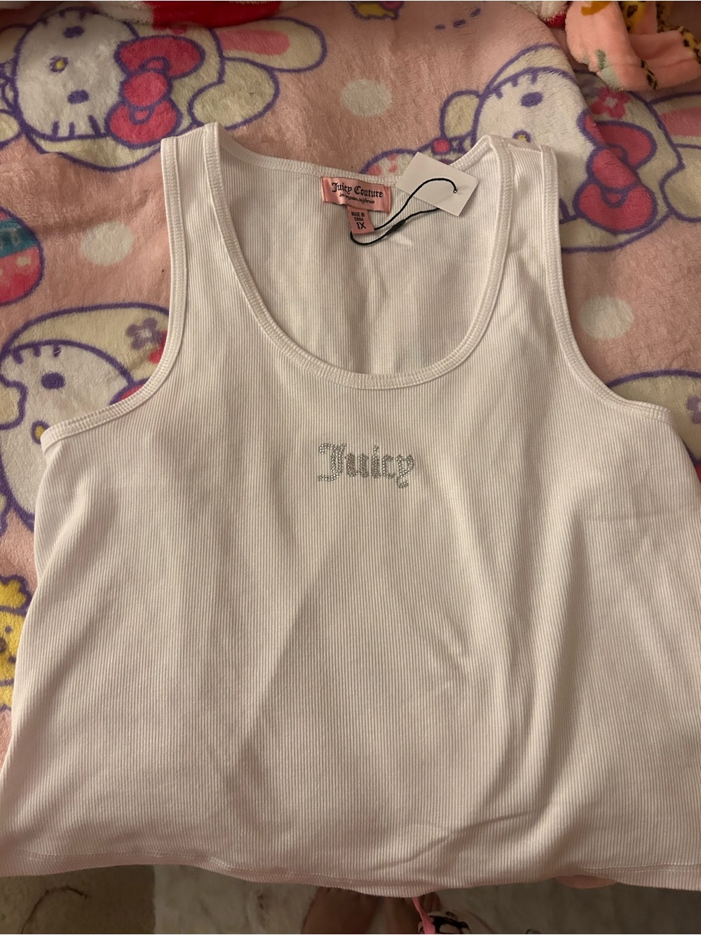 3 Piece Set Juicy Couture Beige Leopard Zip Hoodie with Matching Shorts and Tank - Picture 7 of 7